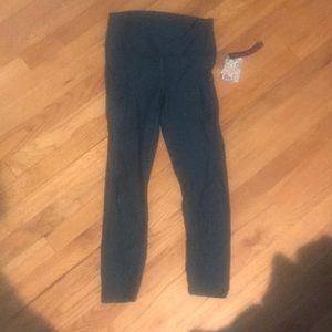 Turquoise 7/8 active legging pants